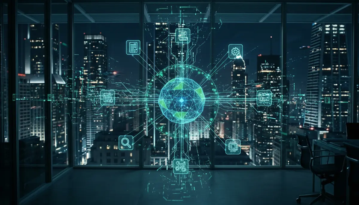 Illustration related to Agentic AI Impact on App Economy: Utility Apps Die