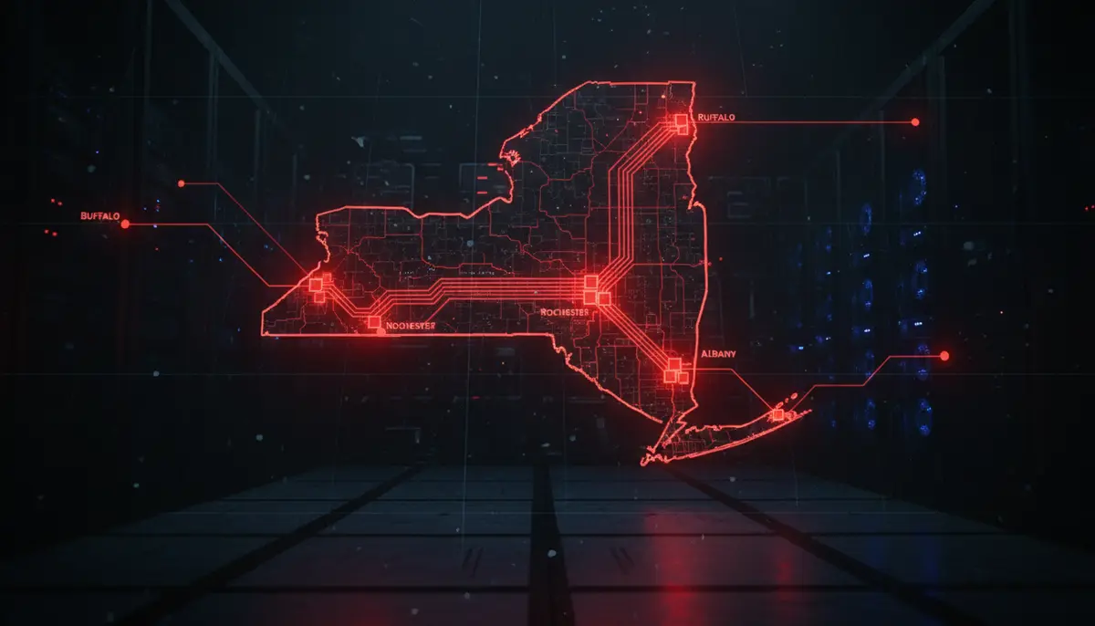 Illustration related to Is New York Pulling the Plug on AI? Lawmakers Propose 3-Year Data Center Ban